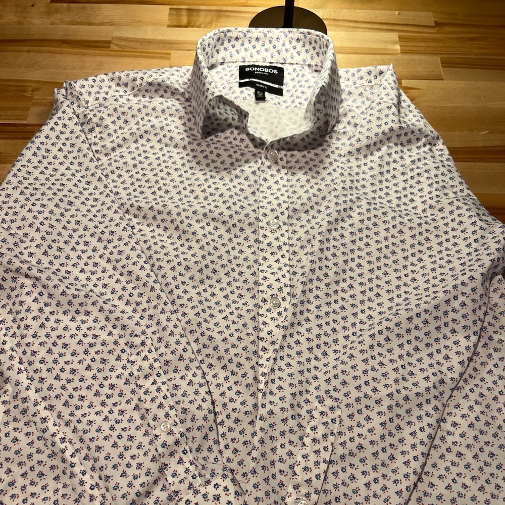 Bonobos Mens dress shirt.  Paisley size : 16/12 / 33